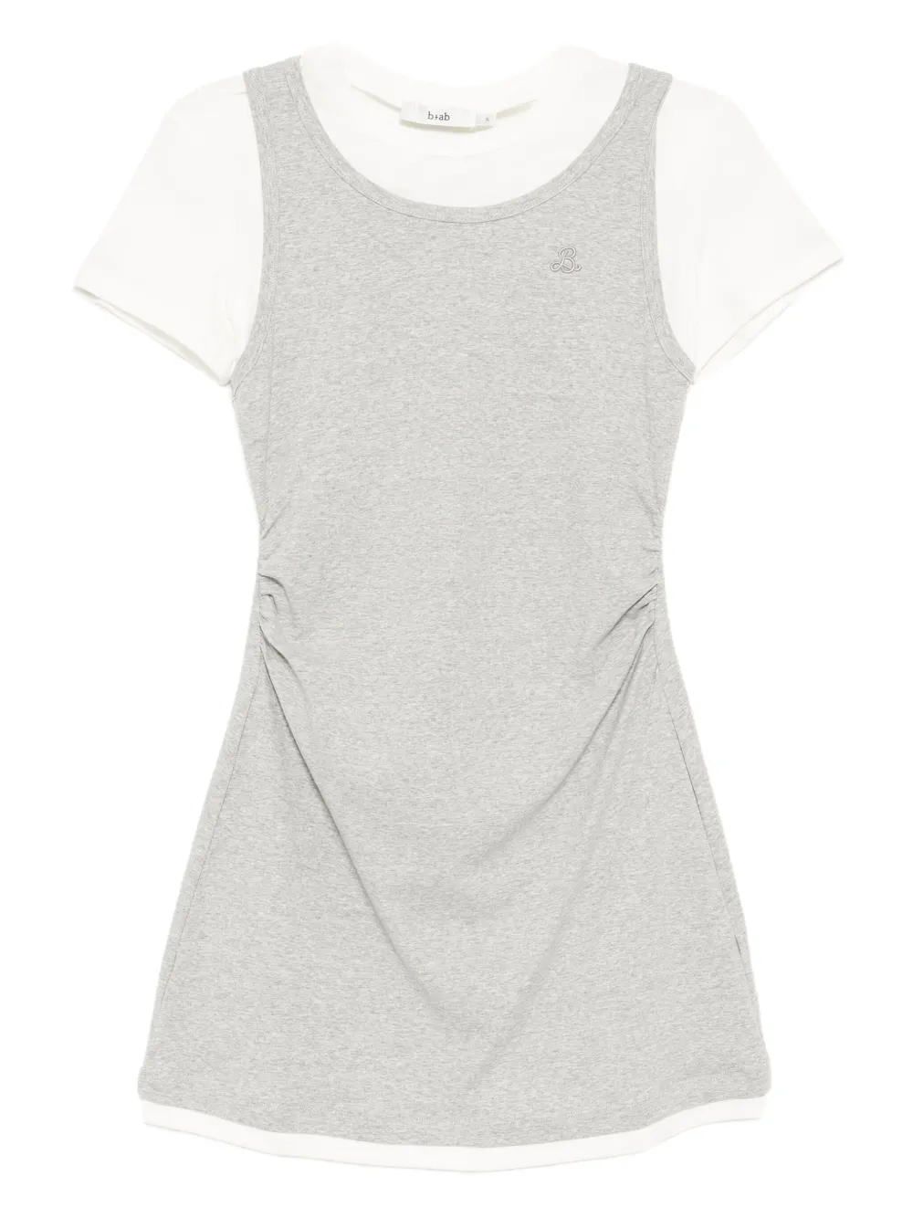 b+ab layered mini dress | Grey | Image 1