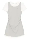 b+ab layered mini dress - Grey