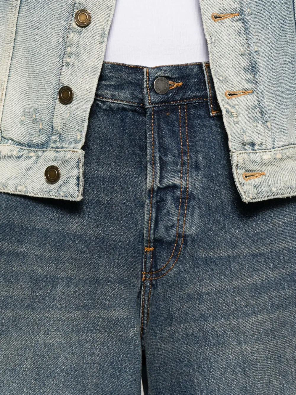 Haikure logo-patch jeans Blauw