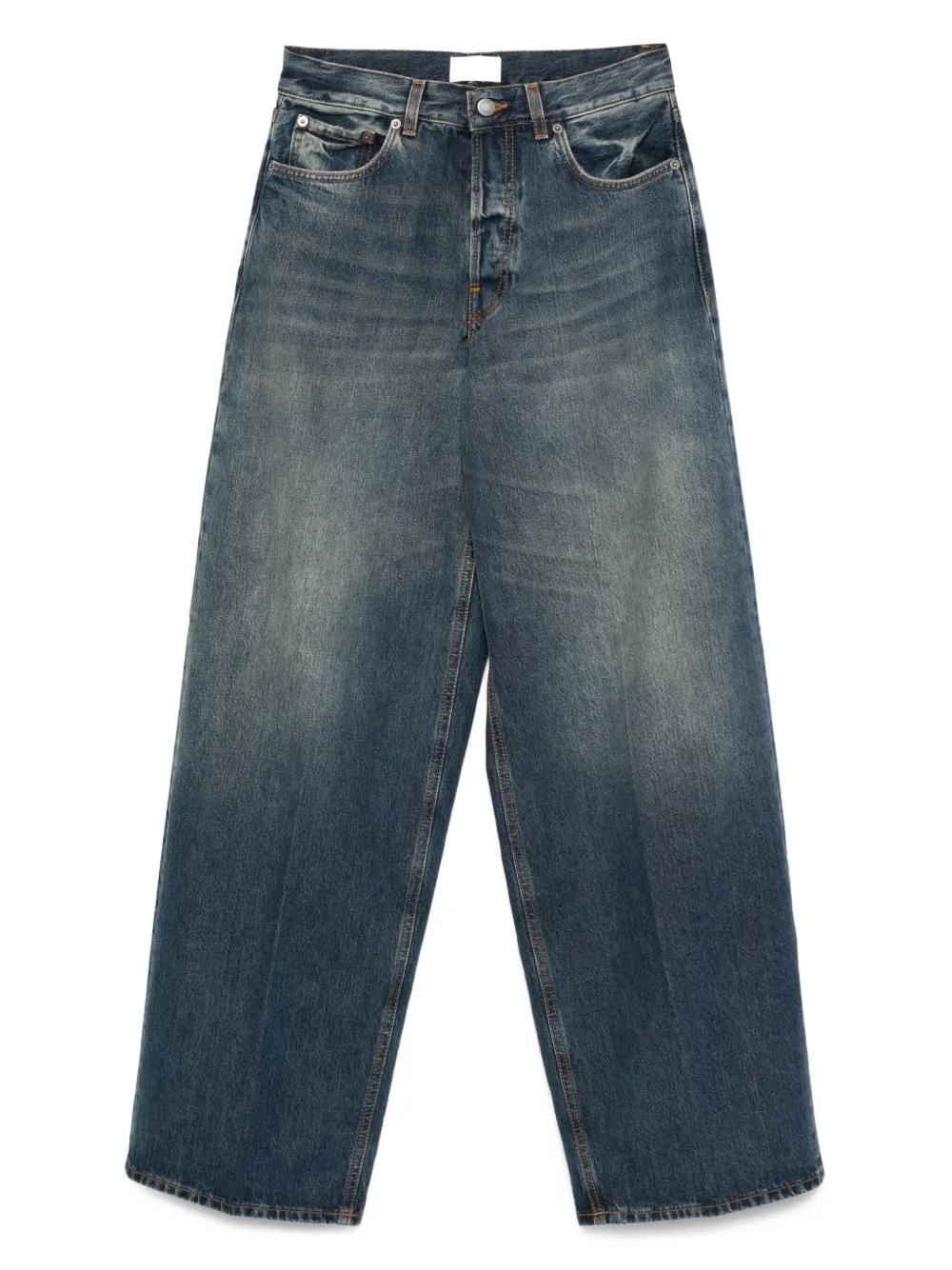 Haikure logo-patch jeans Blauw