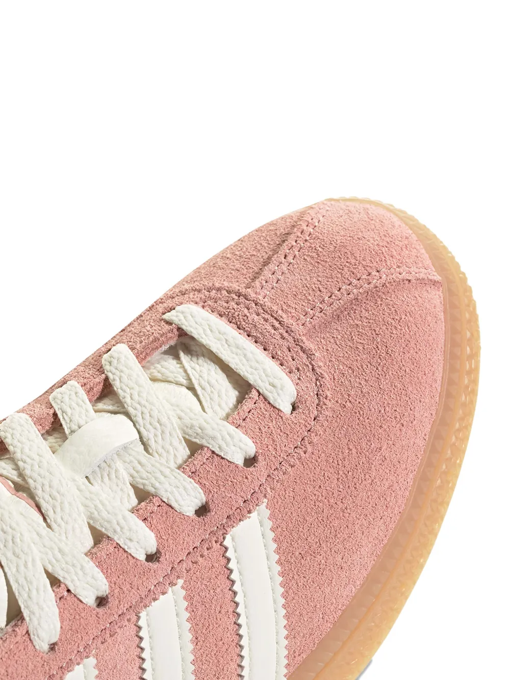 adidas Muenchen suede three-stripe sneakers Pink