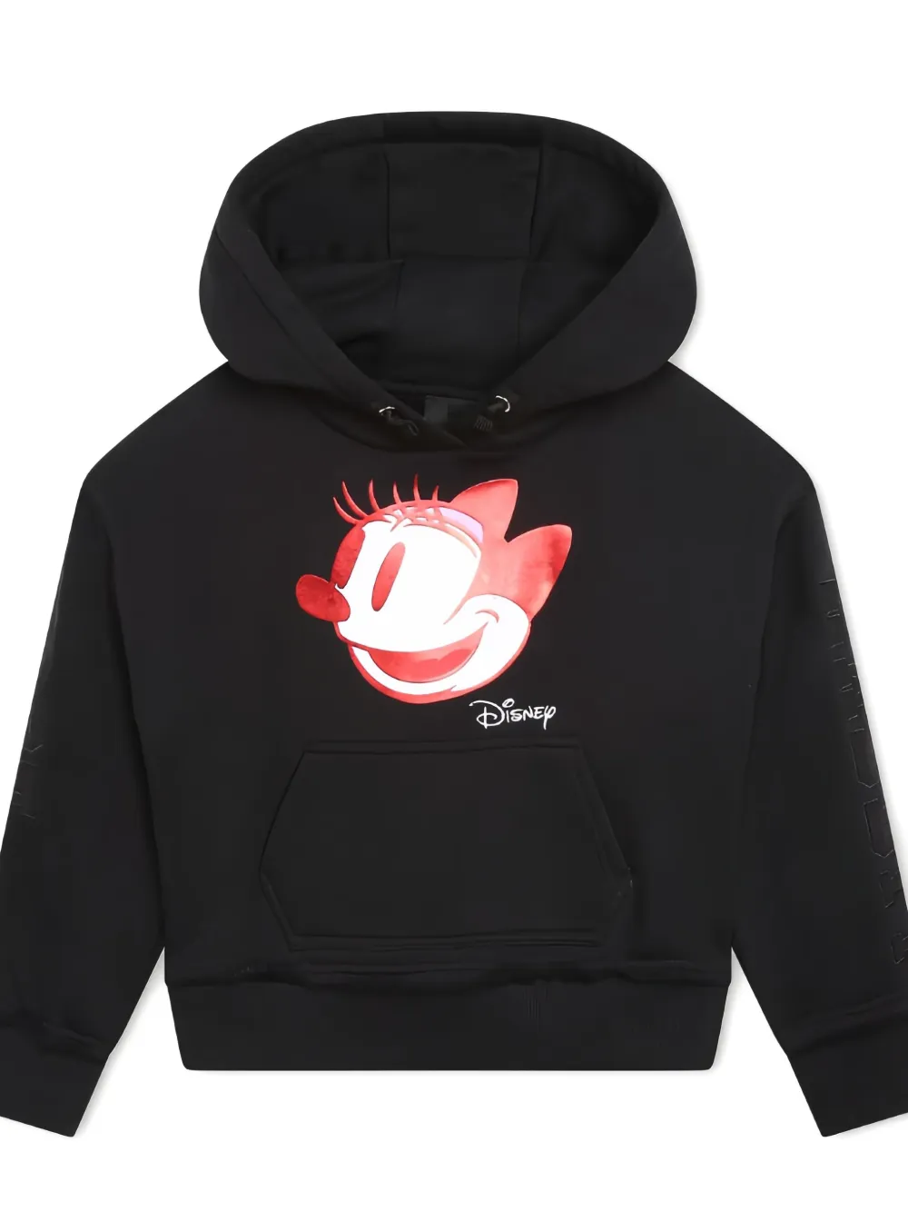  Givenchy Kids X Disney Cotton Drawstring Hoodie - Black 