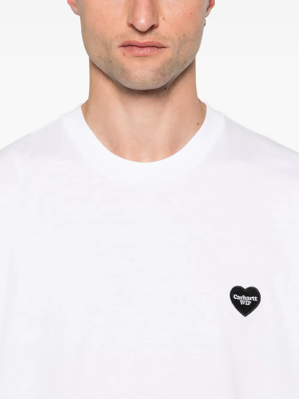Carhartt WIP S S Heart II Hartt cotton T-shirt Wit