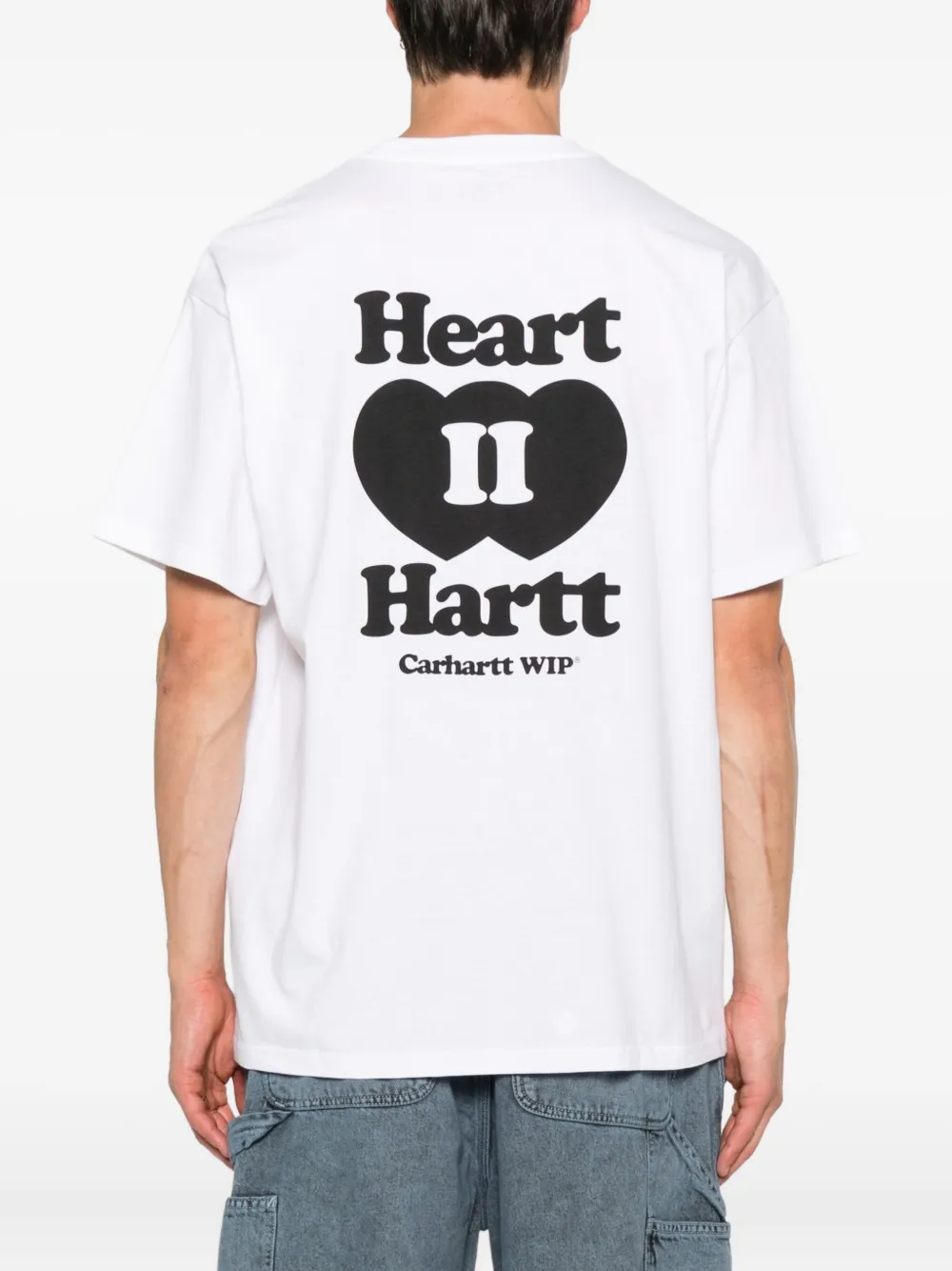 Carhartt WIP S S Heart II Hartt cotton T-shirt Wit