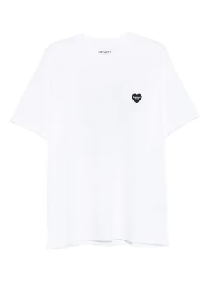 Comme Des Garçons Play ラインストーン Tシャツ | ホワイト | FARFETCH JP