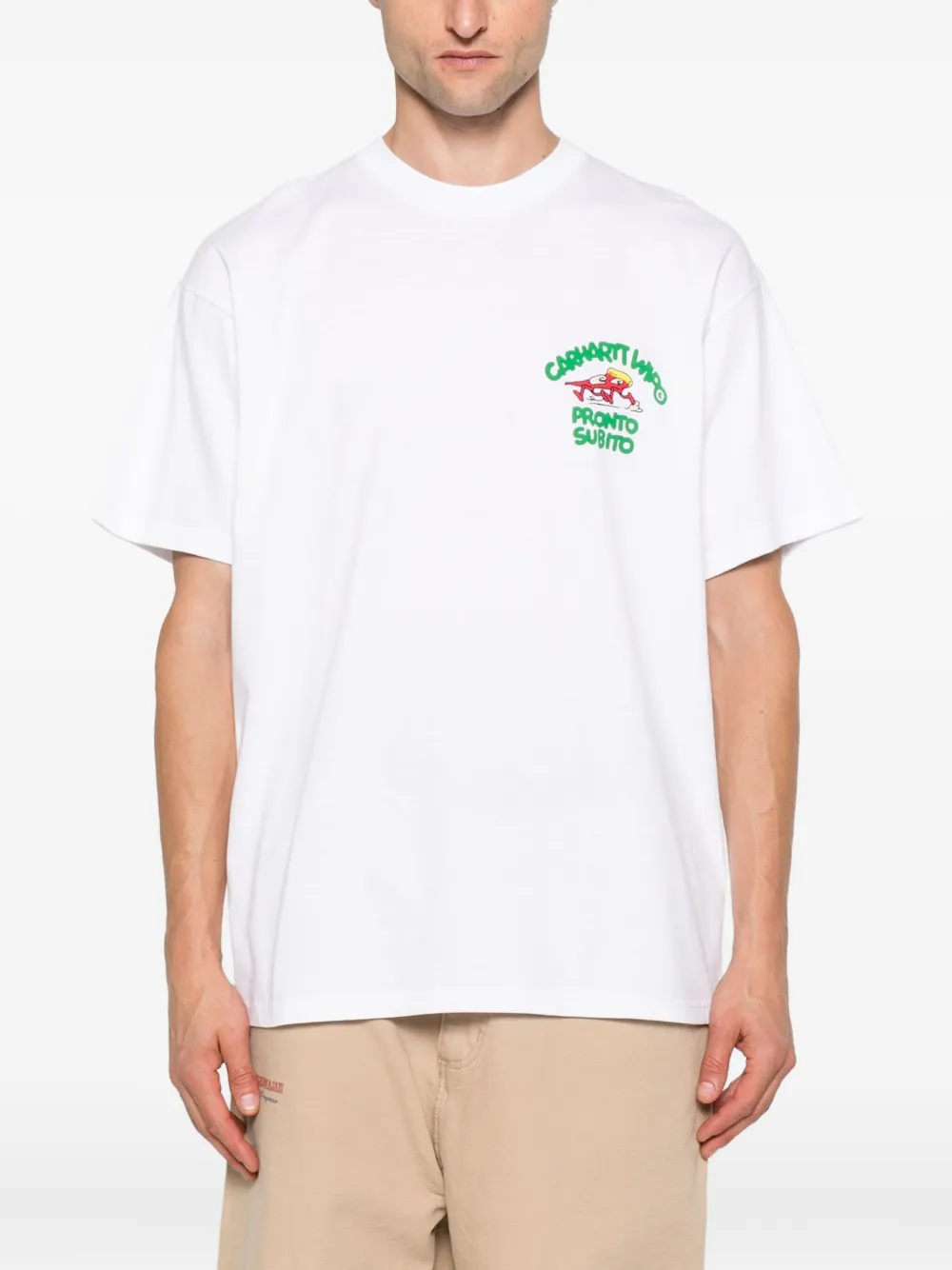 Carhartt WIP Pronto T-shirt met grafische print Wit