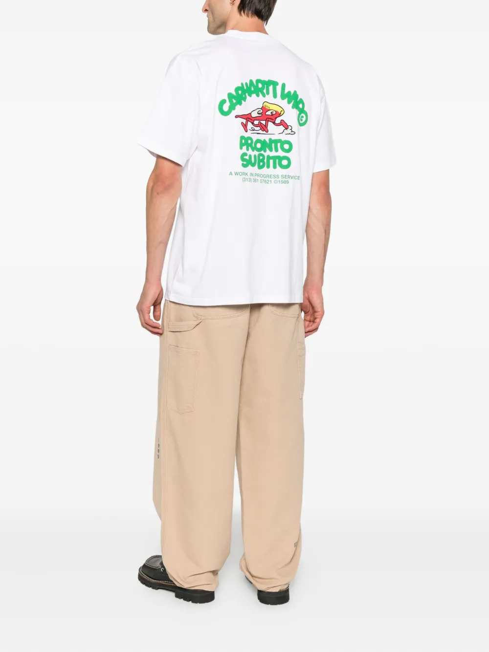 Carhartt WIP Pronto T-shirt met grafische print Wit