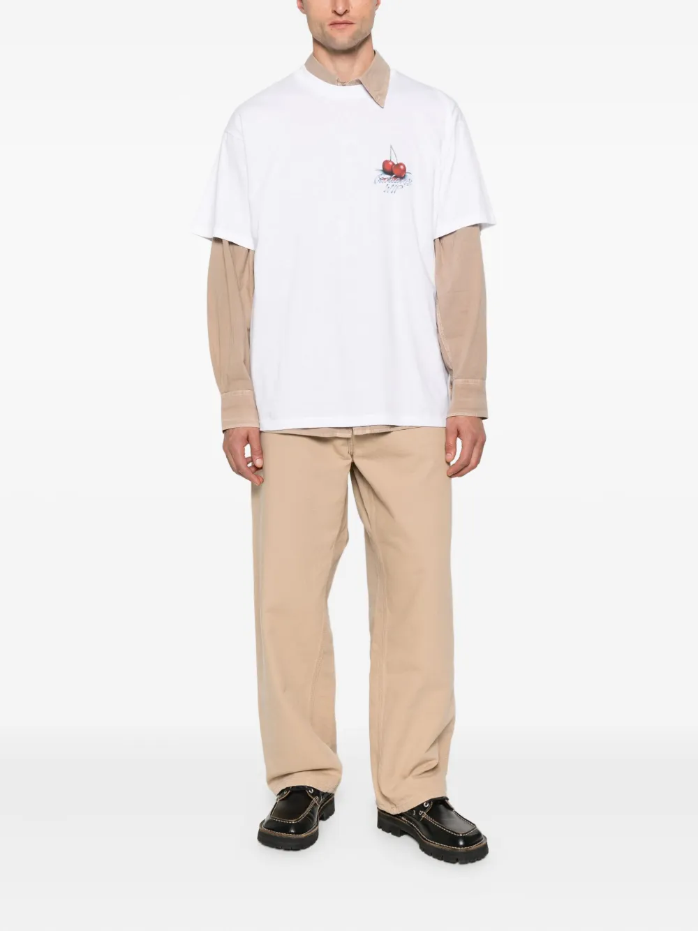 Carhartt WIP S S Jake Garcia cotton T-shirt Wit