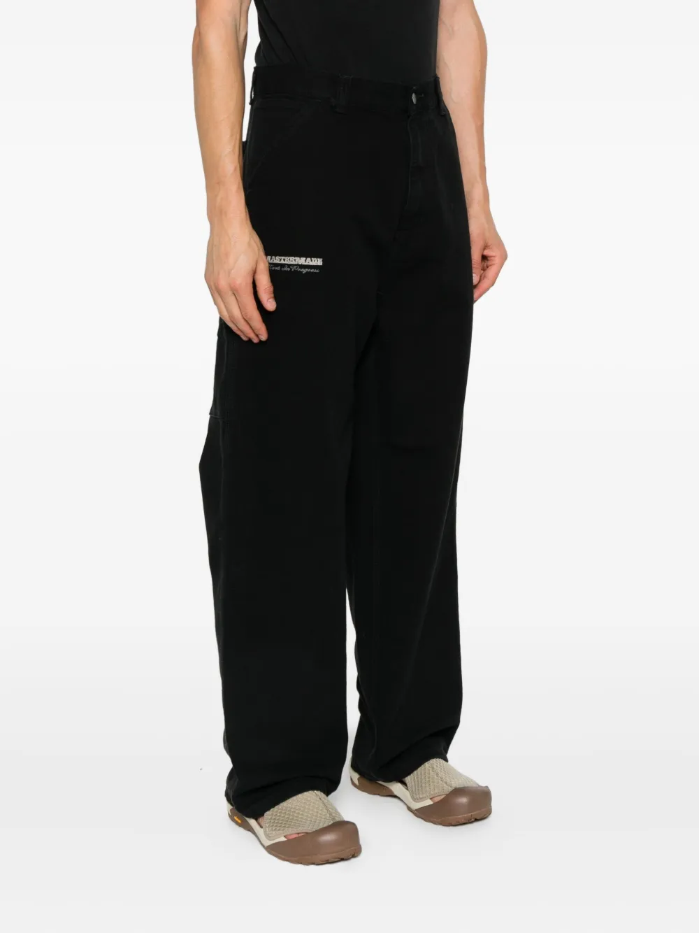 Carhartt WIP organic-cotton jeans Zwart