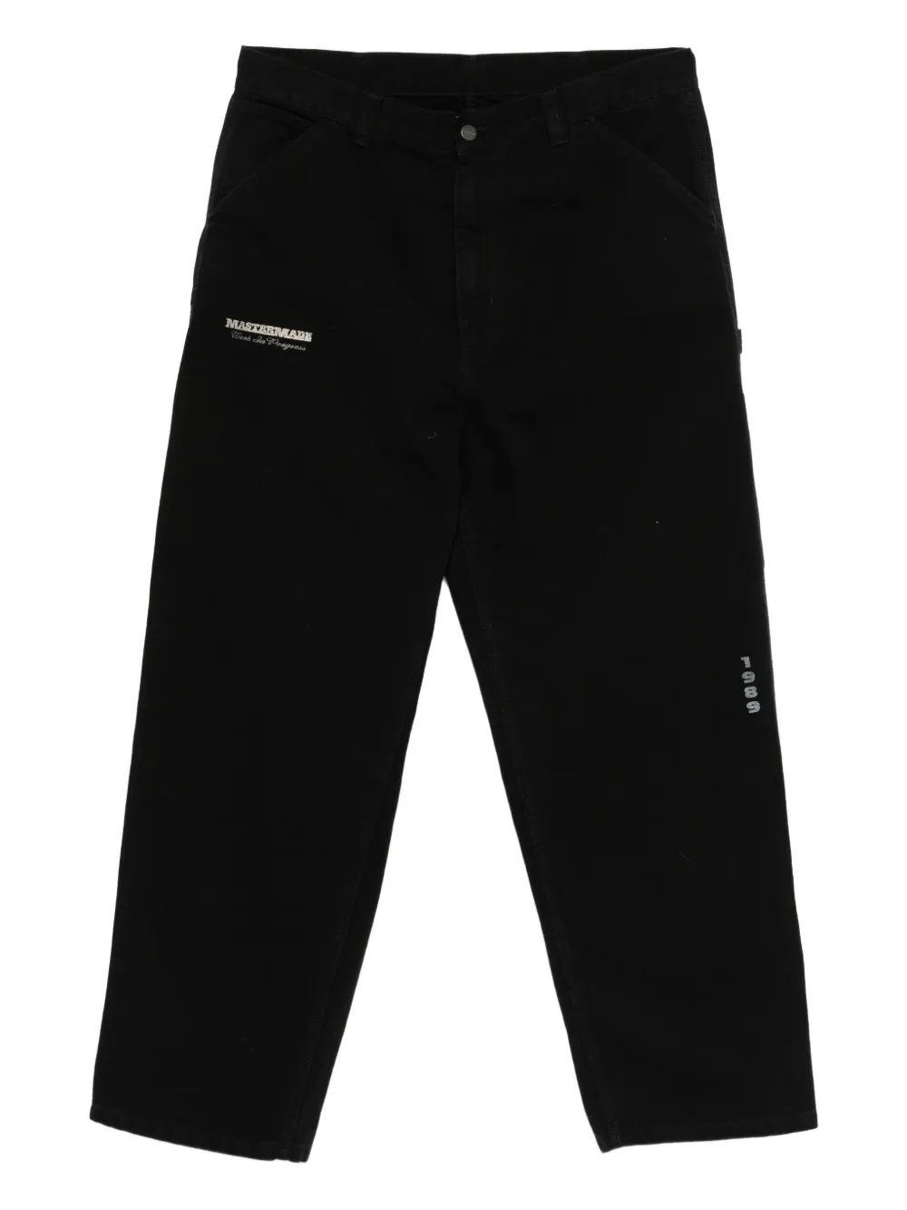 Carhartt WIP organic-cotton jeans Zwart