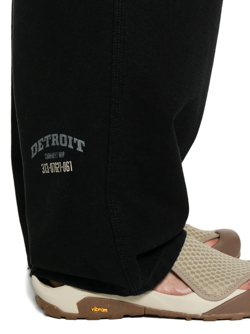 Carhartt WIP organic-cotton jeans Zwart