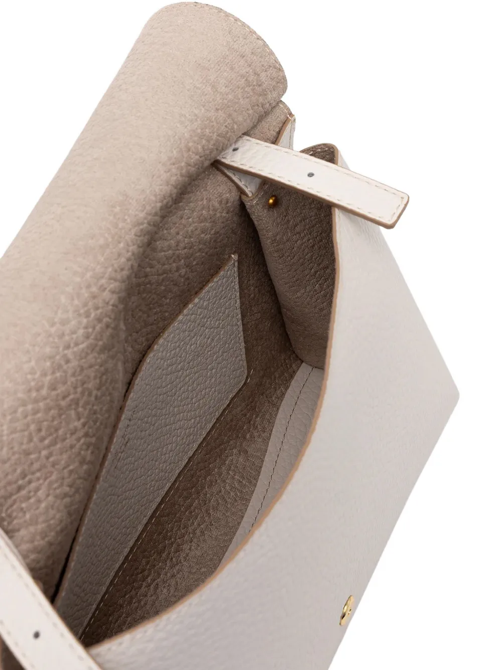 GIANNI CHIARINI Nicle leren schoudertas Wit