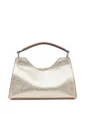 GIANNI CHIARINI Aurora metallic handbag - Gold