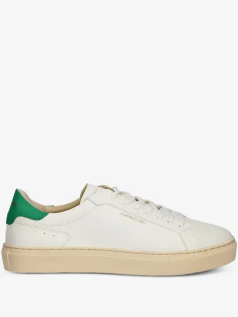 Flamingos leather-panelled sneakers