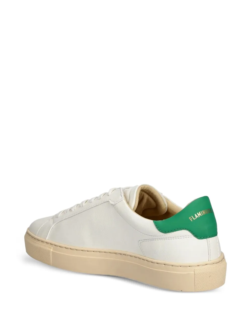Flamingos Sneakers met leren vlakken - Wit
