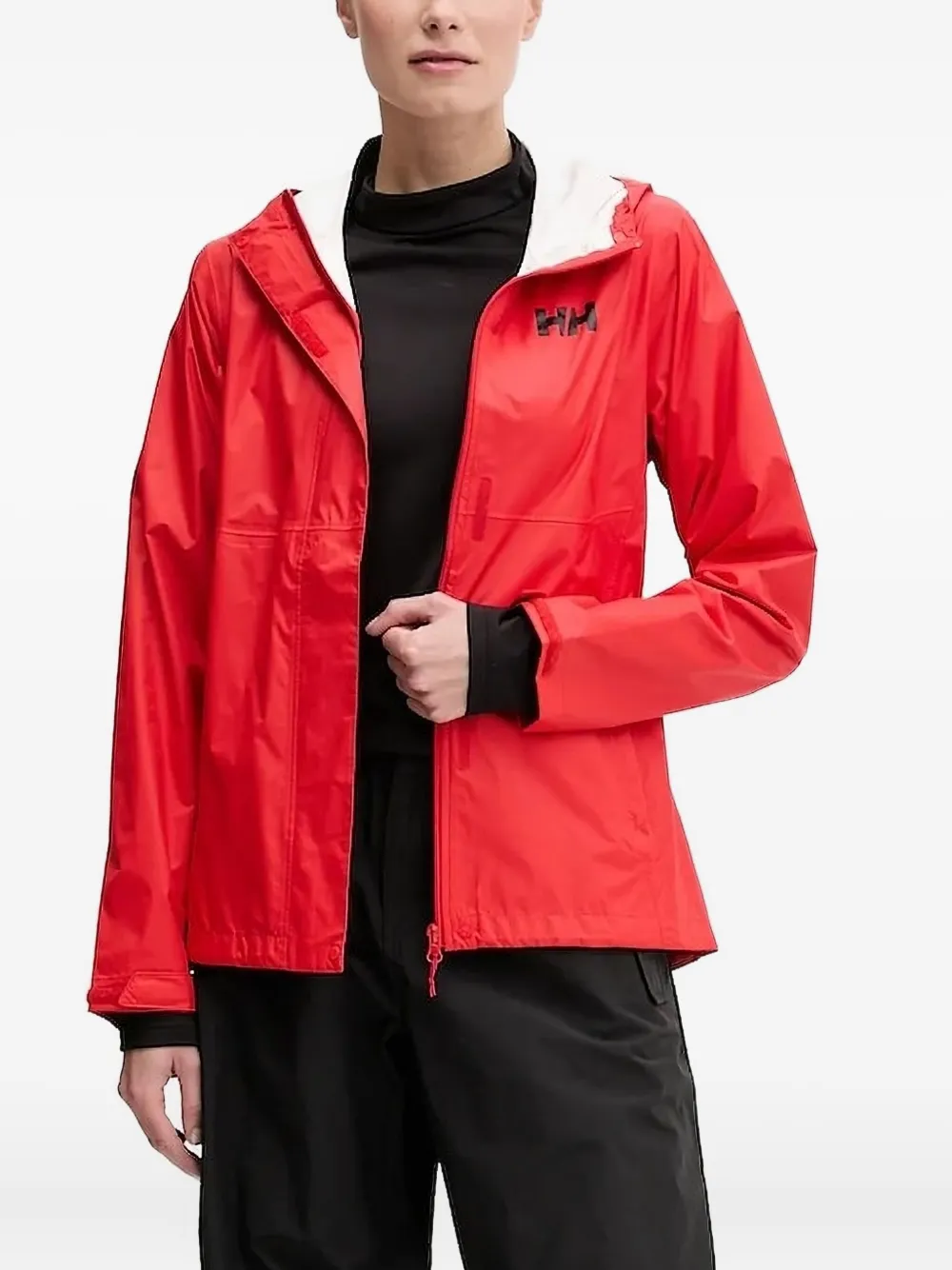 Helly Hansen Hooded Pocket Jacket In Red