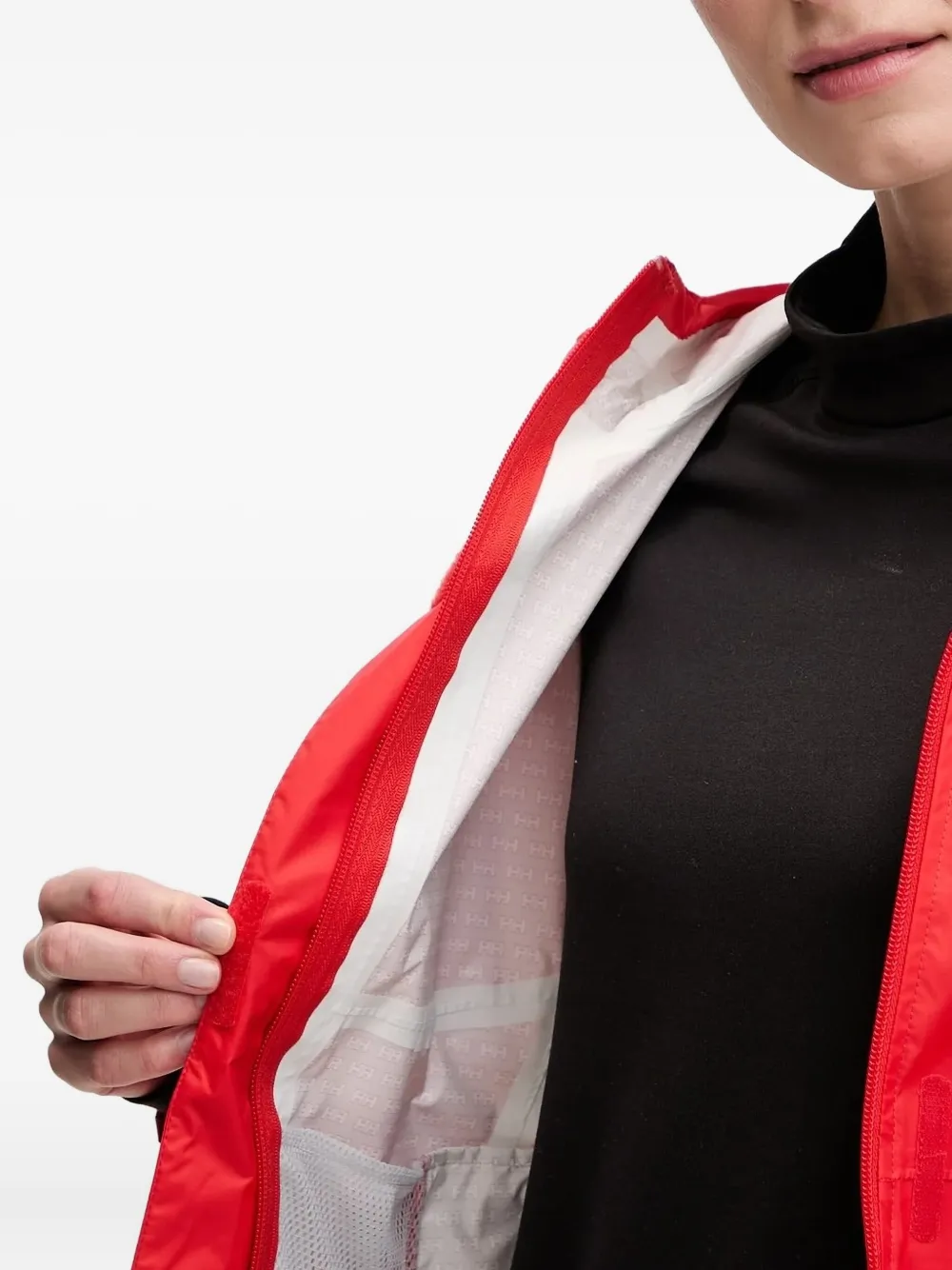 Helly Hansen Hooded Pocket Jacket In Red