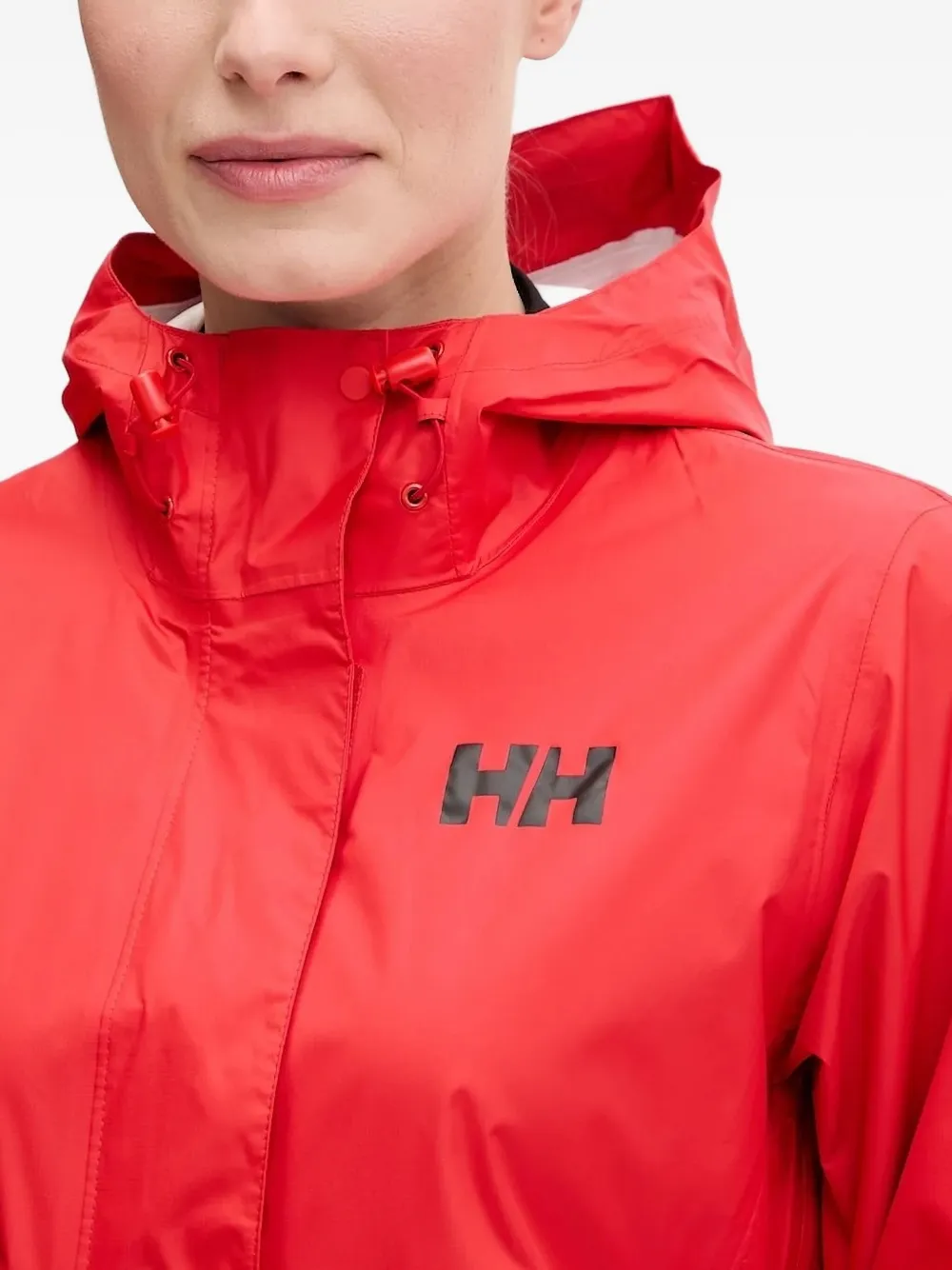 Helly Hansen Hooded Pocket Jacket In Red