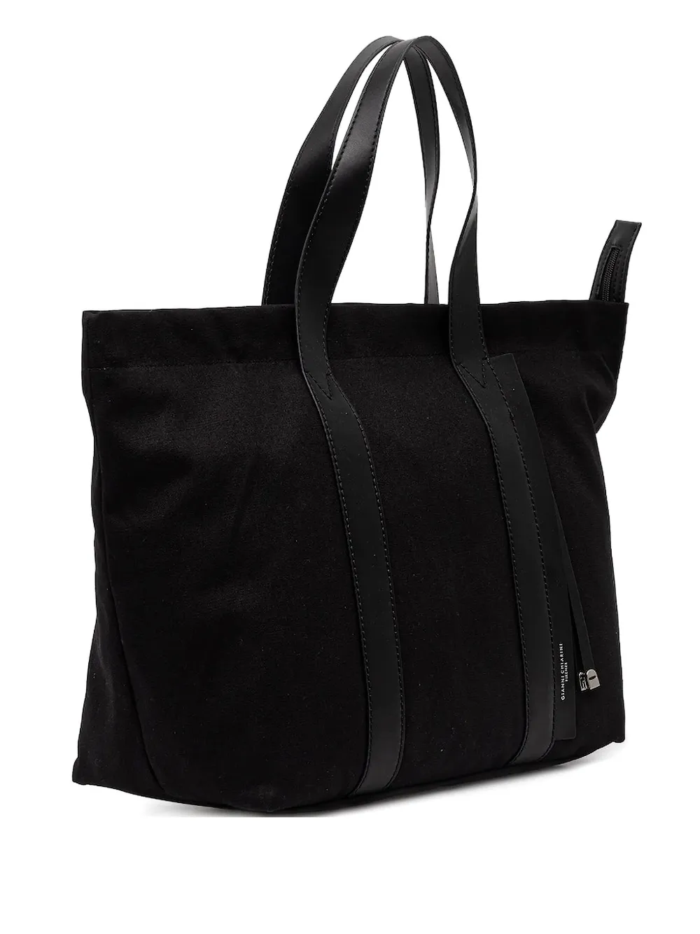 GIANNI CHIARINI Shopper met logo Zwart