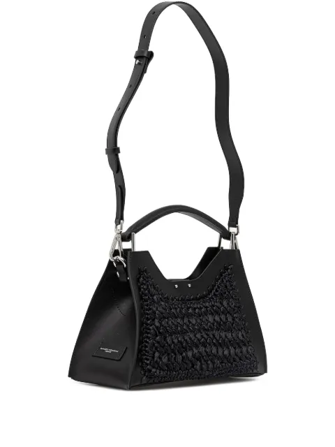 GIANNI CHIARINI woven-panel cross body bag