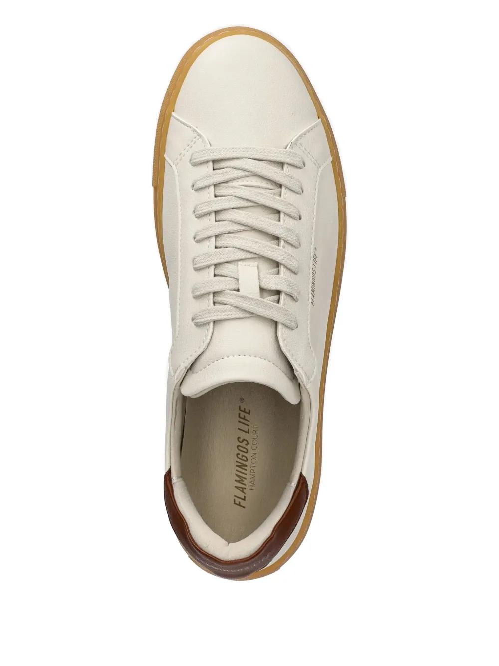 Flamingos Lace-up Sneakers In White