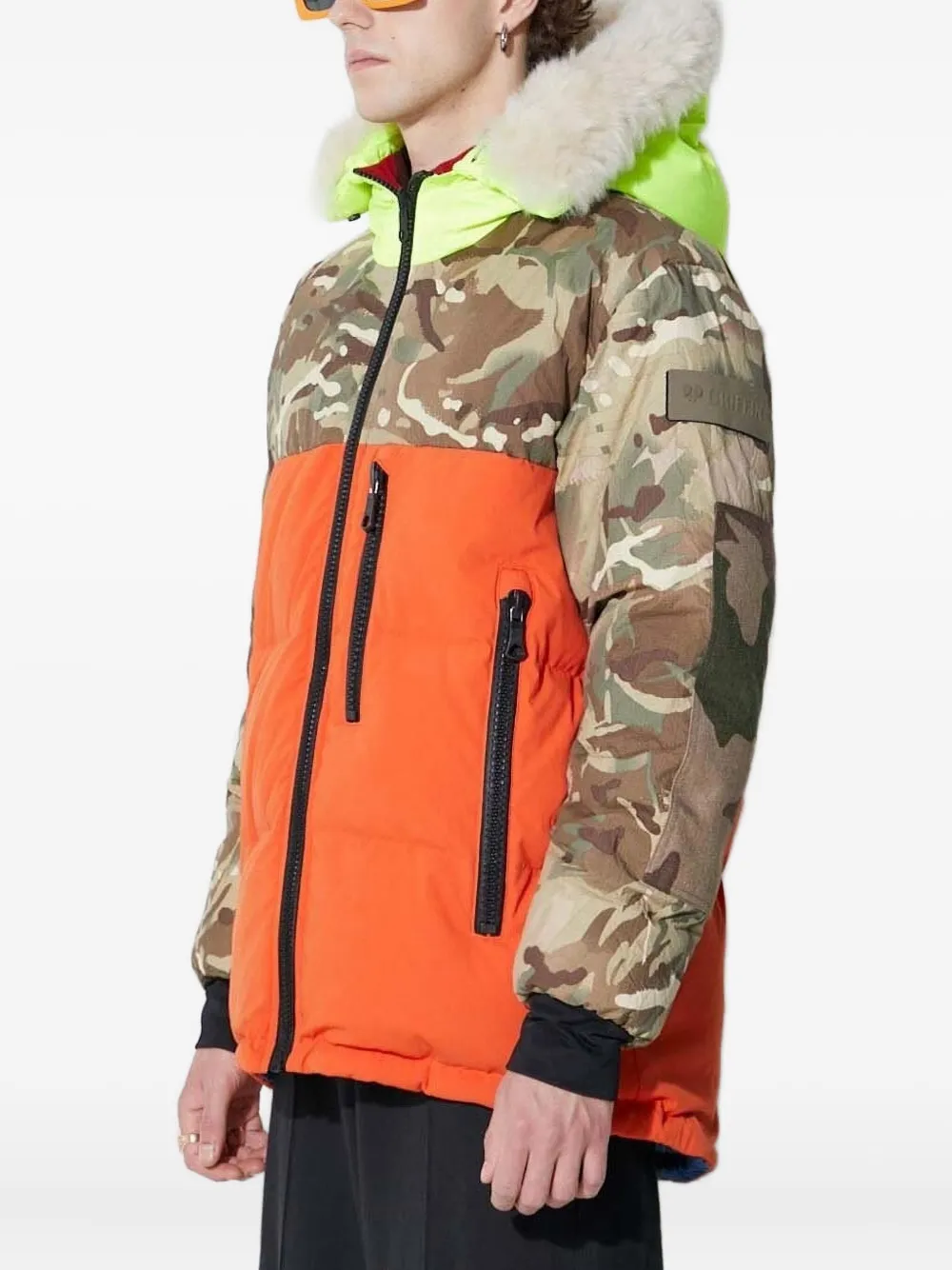 Griffin camouflage-paneled puffer jacket | Down Jackets | Image 2