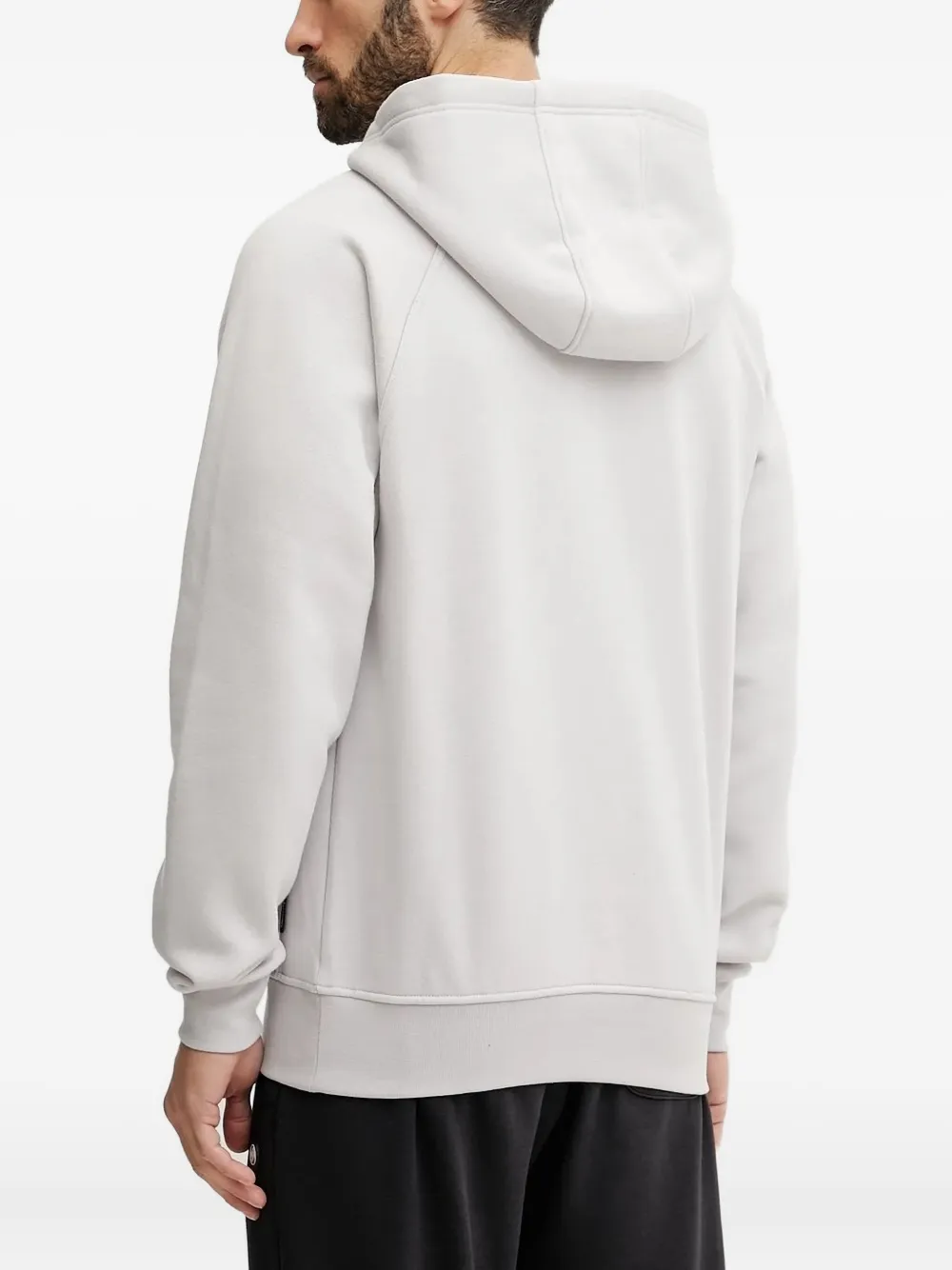 Helly Hansen embroidered-logo hoodie Grijs