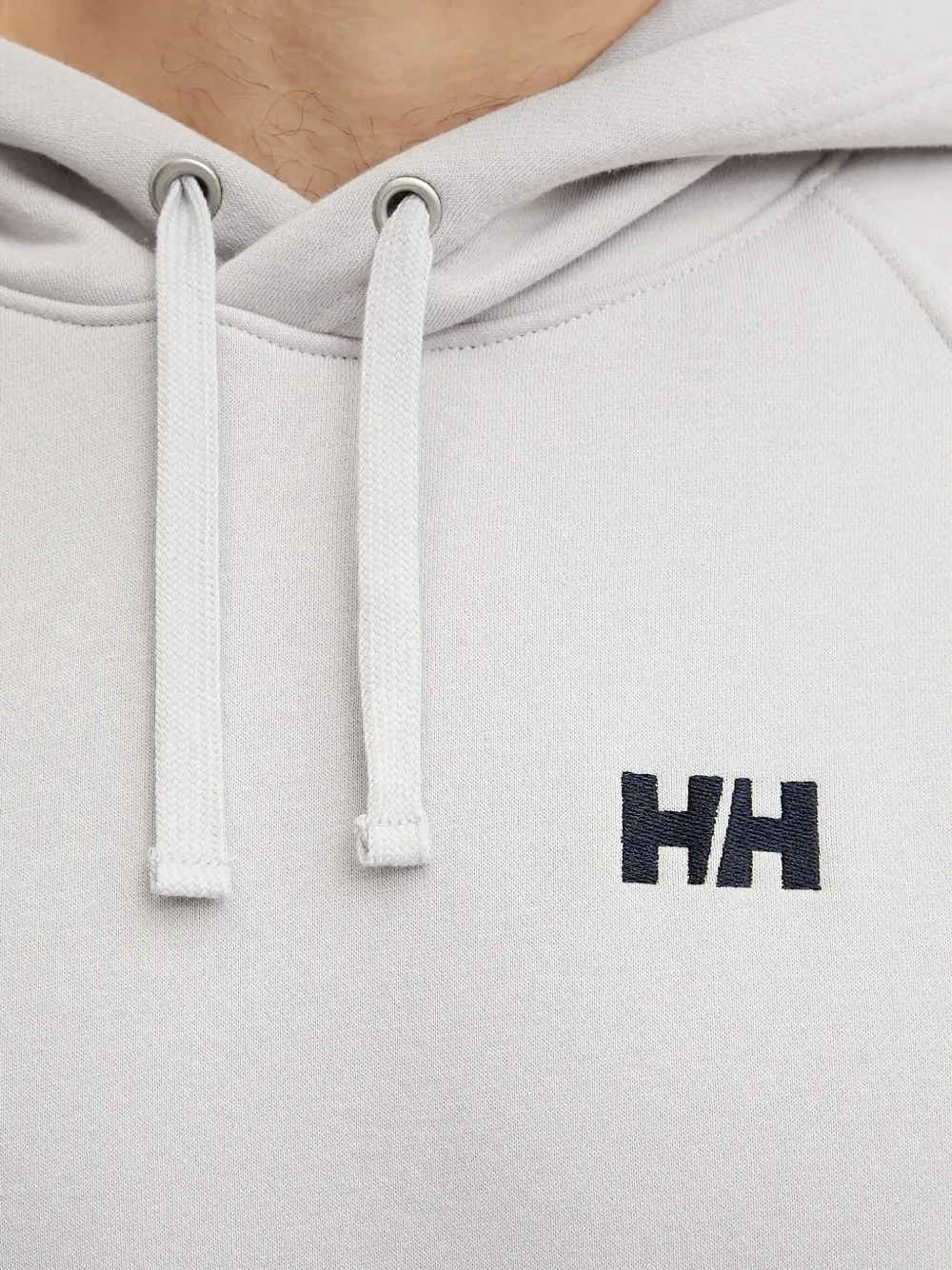 Helly Hansen embroidered-logo hoodie Grijs