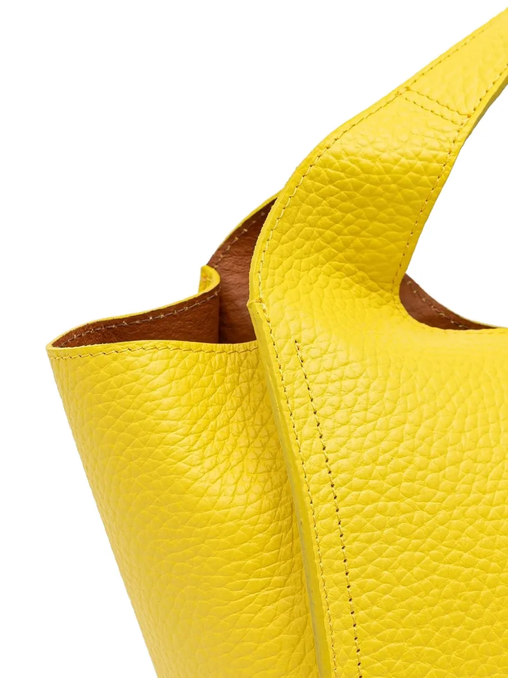 GIANNI CHIARINI Euforia leren shopper Geel