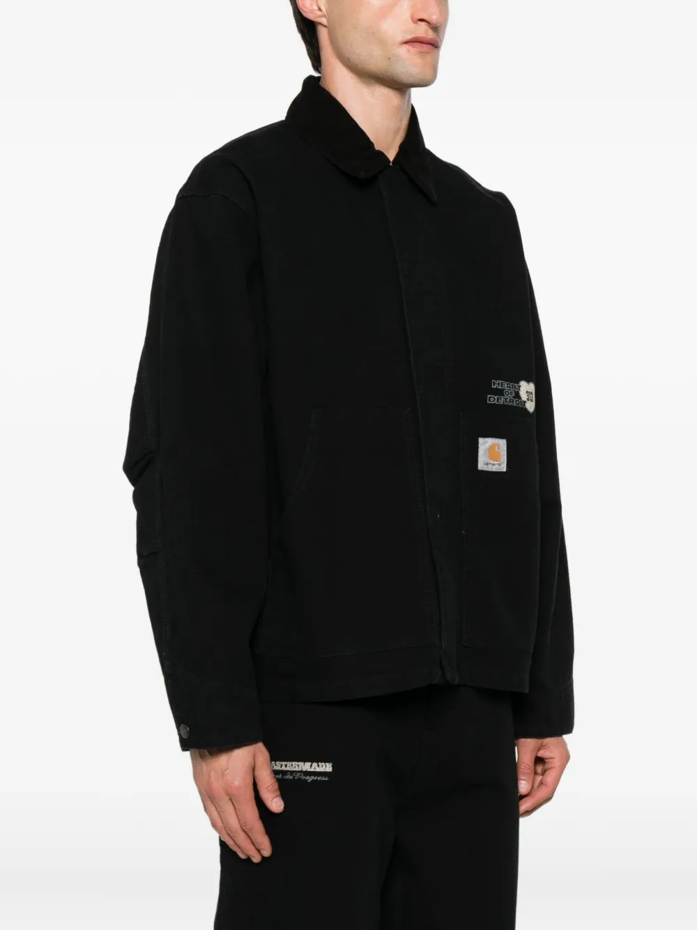 Carhartt WIP Jack van biologisch katoen Zwart