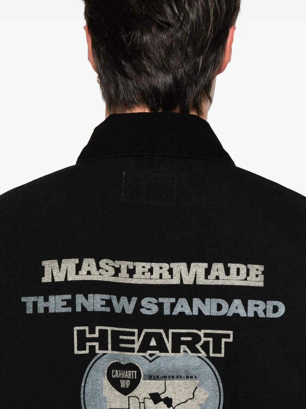 Carhartt WIP Jack van biologisch katoen Zwart