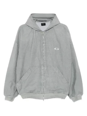 Balenciaga ジップ パーカー | ブルー | FARFETCH JP