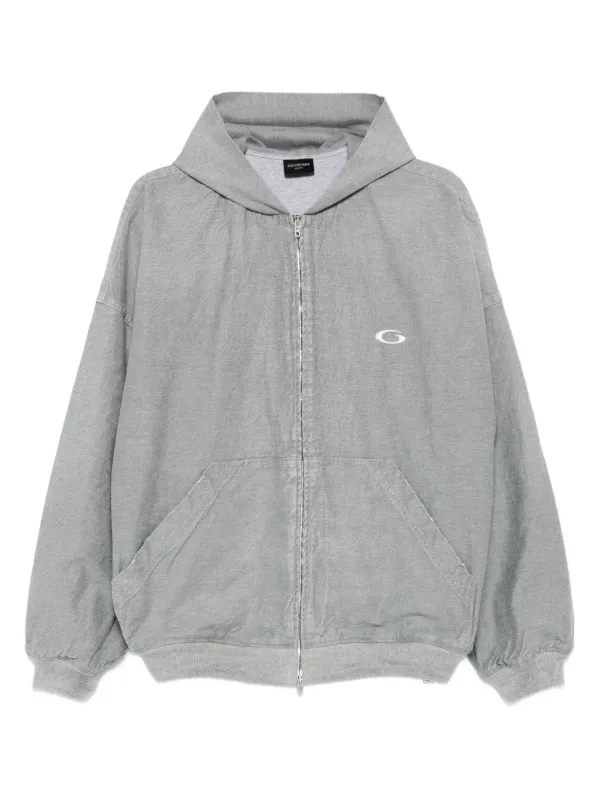 Balenciaga zip-up Hoodie | Grey | FARFETCH