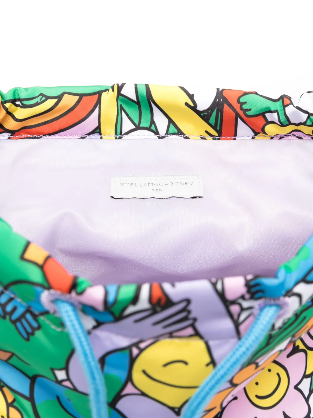 Stella McCartney Kids graphic-print backpack Groen