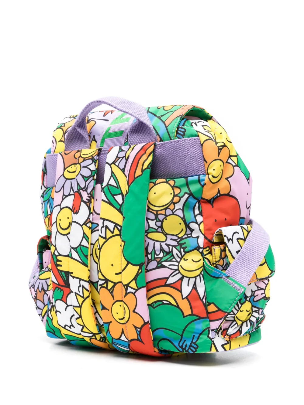 Stella McCartney Kids graphic-print backpack Groen
