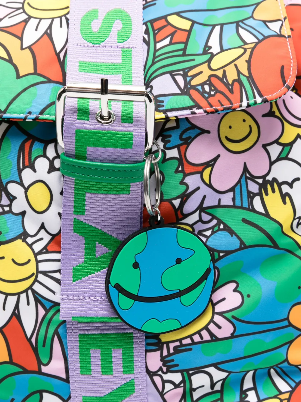 Stella McCartney Kids graphic-print backpack Groen