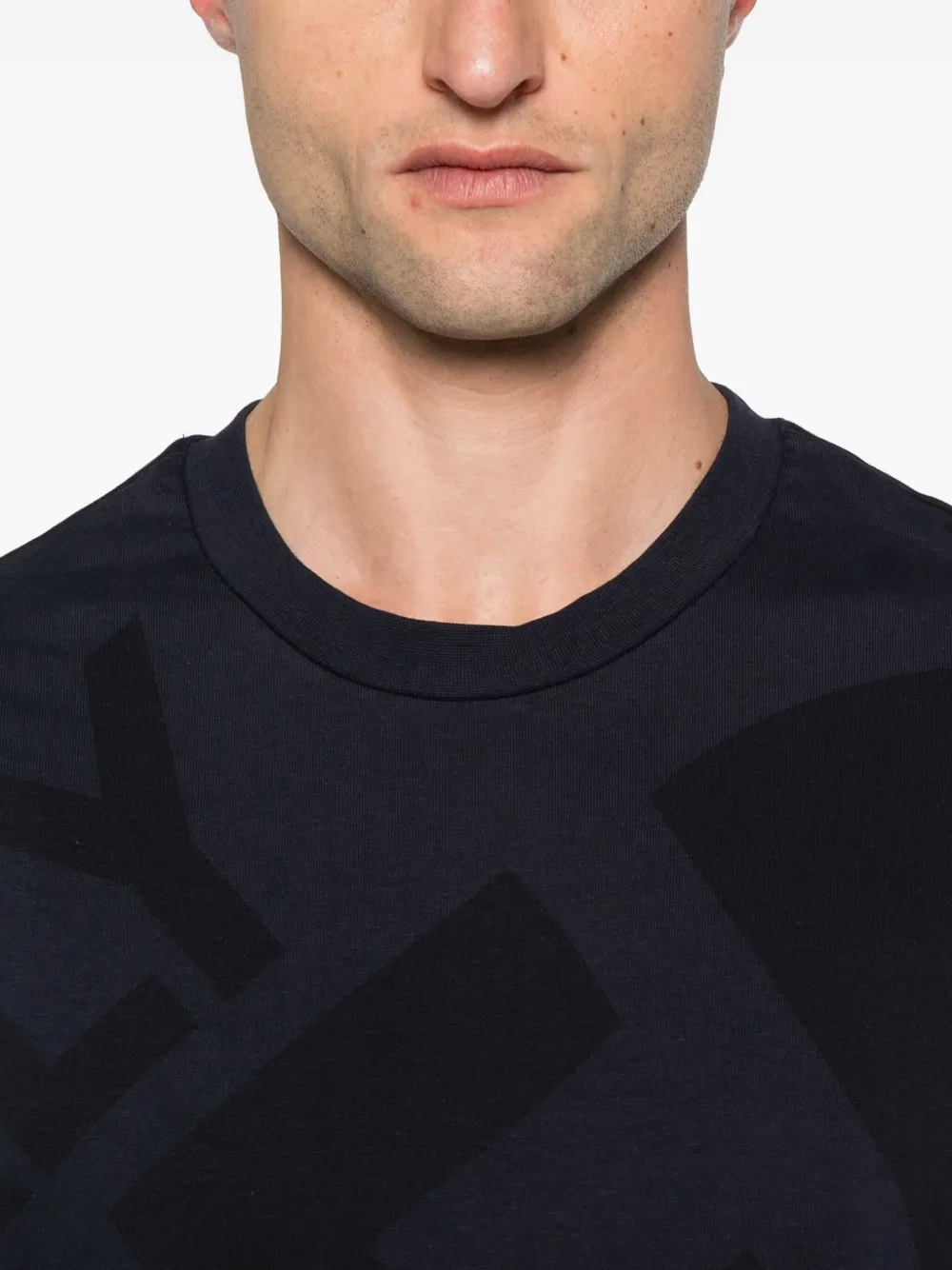 Ferragamo Katoenen T-shirt met grafische print Blauw