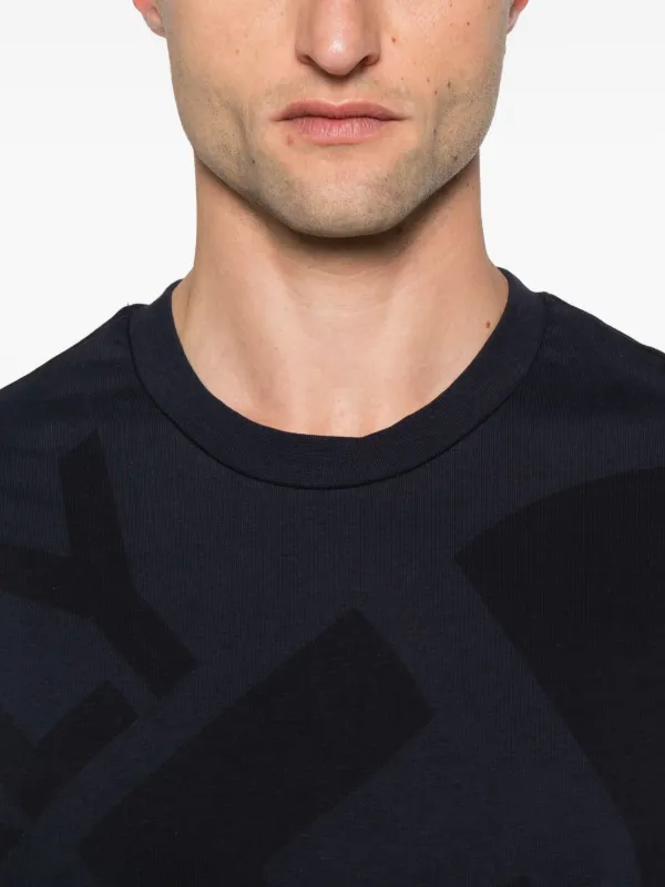 Ferragamo graphic-print Cotton T-shirt Blue FARFETCH KW
