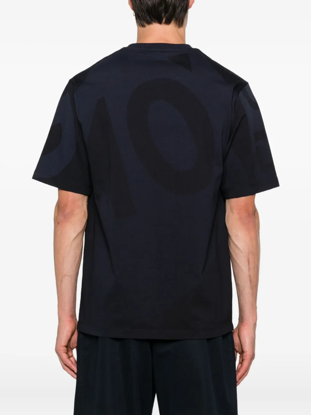 Ferragamo Katoenen T-shirt met grafische print Blauw
