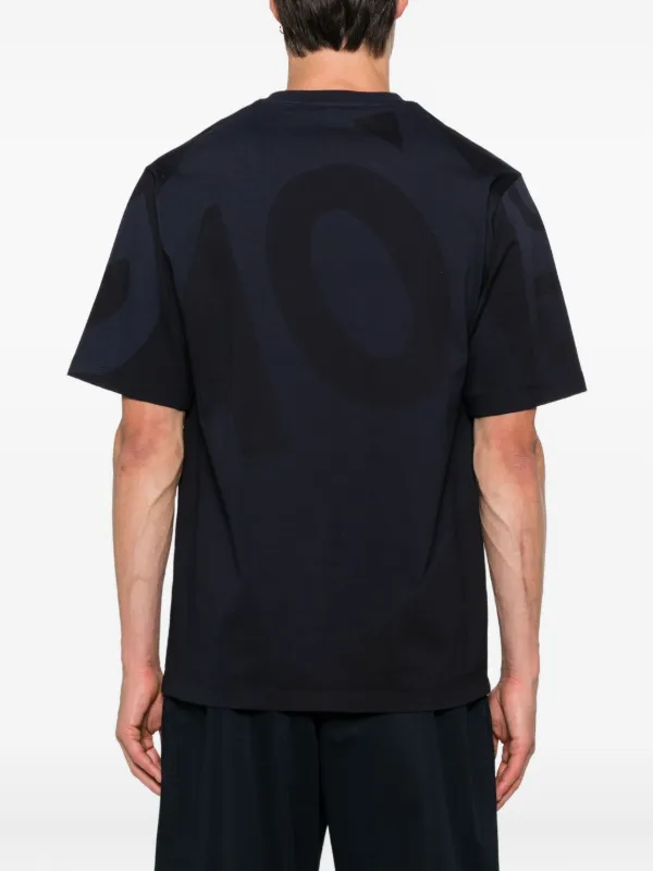 Ferragamo graphic-print Cotton T-shirt Blue FARFETCH IN