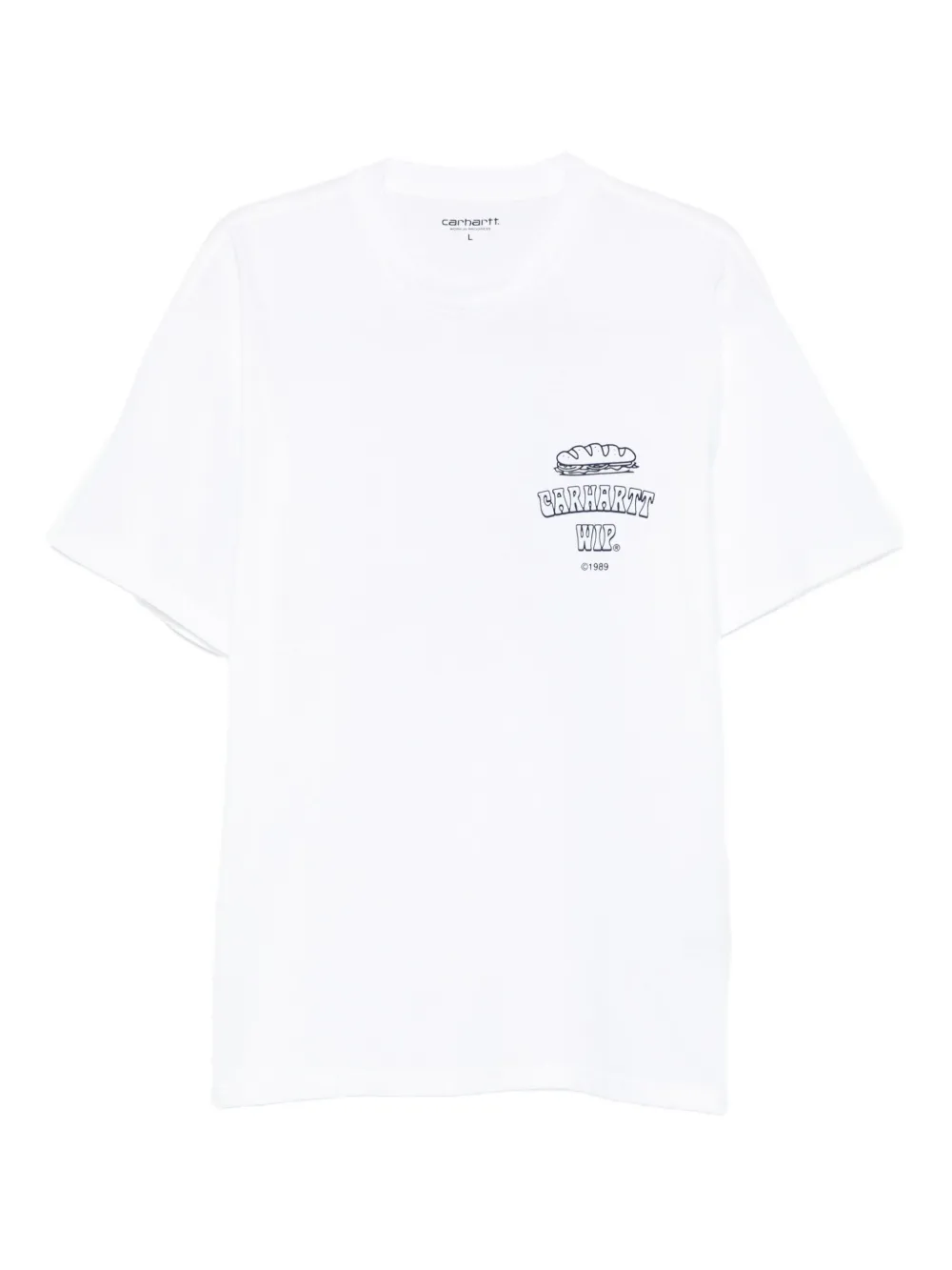 Carhartt WIP S S Sandwich cotton T-shirt Wit