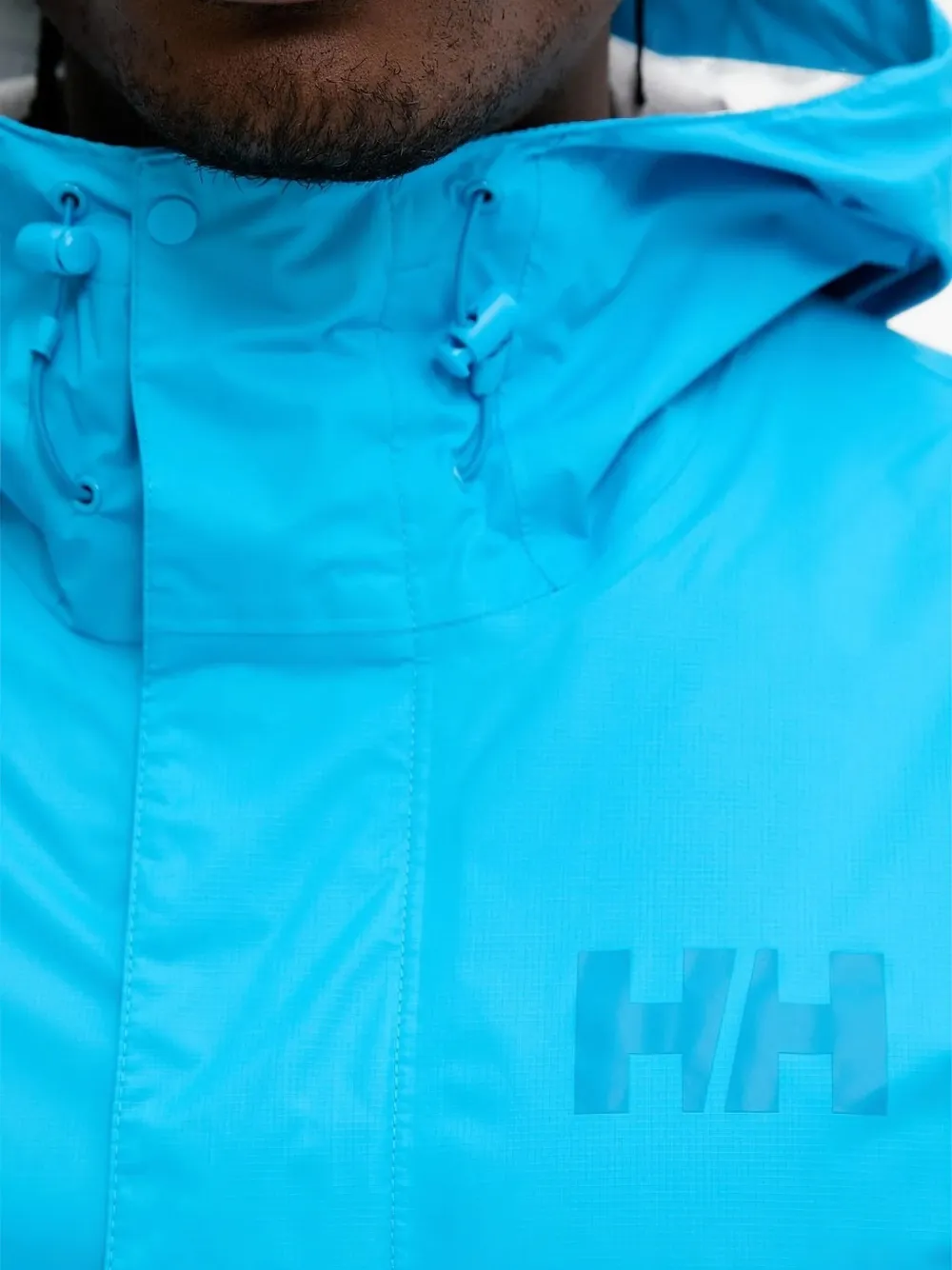 Helly Hansen Loke shell jack met capuchon Blauw