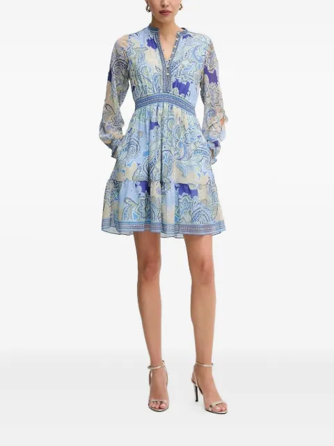 Hale Bob Shelby paisley-print mini dress