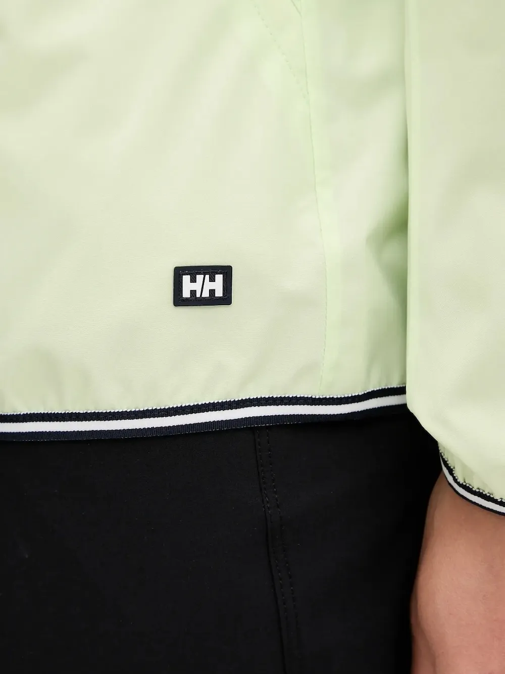 Helly Hansen Hooded Mesh-lined Jacket In Green