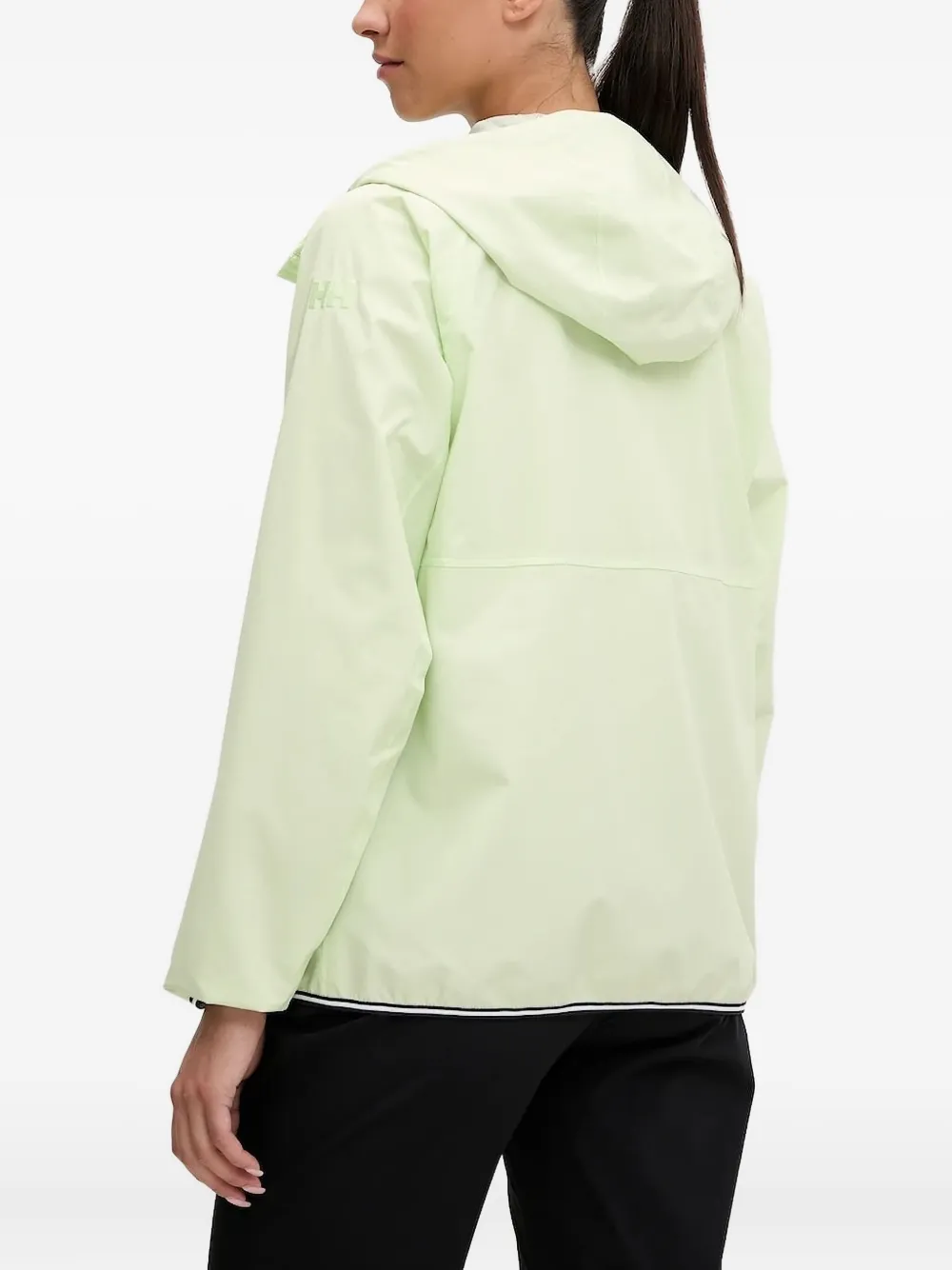 Helly Hansen Hooded Mesh-lined Jacket In Green