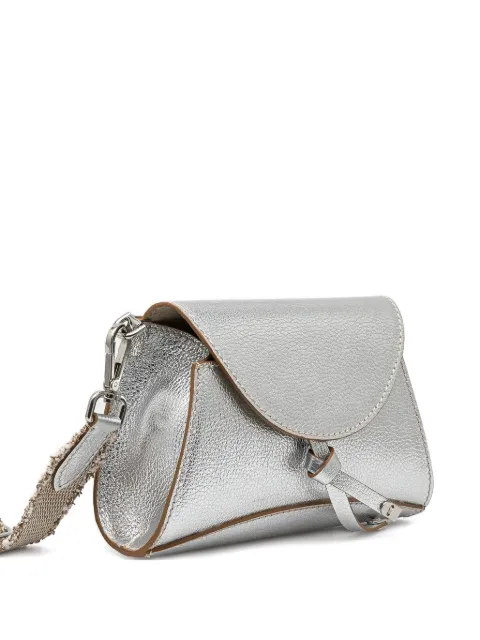 GIANNI CHIARINI sac à bandoulière Margot en cuir métallisé