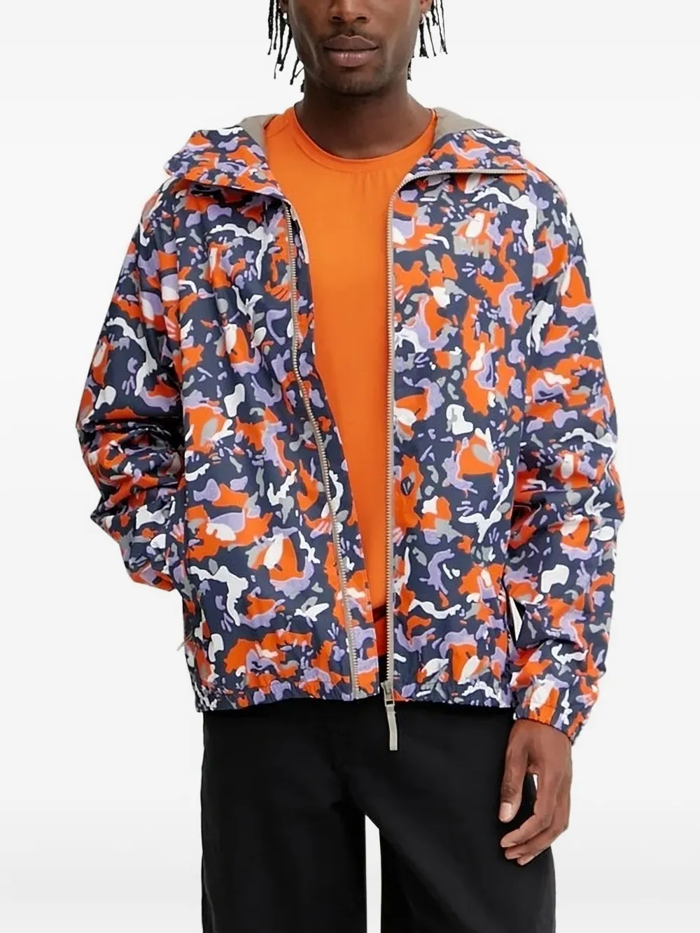 Helly Hansen Jack met camouflageprint Paars