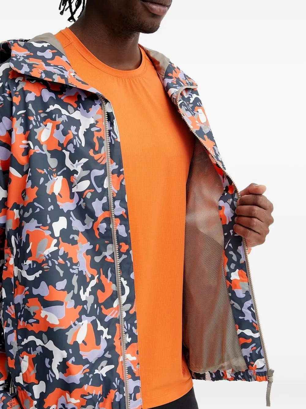 Helly Hansen Jack met camouflageprint Paars