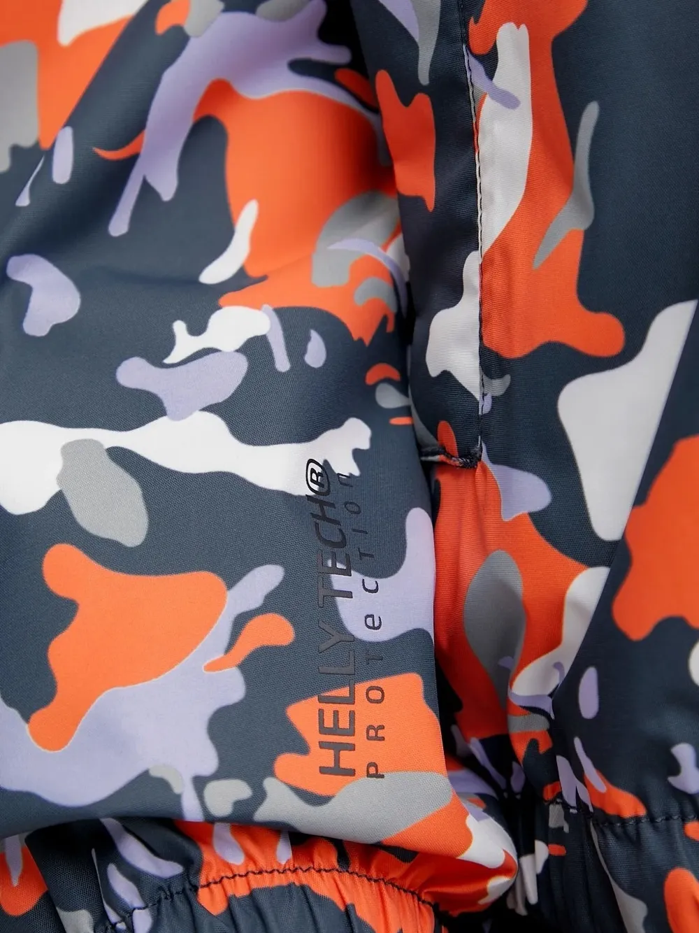 Helly Hansen Jack met camouflageprint Paars