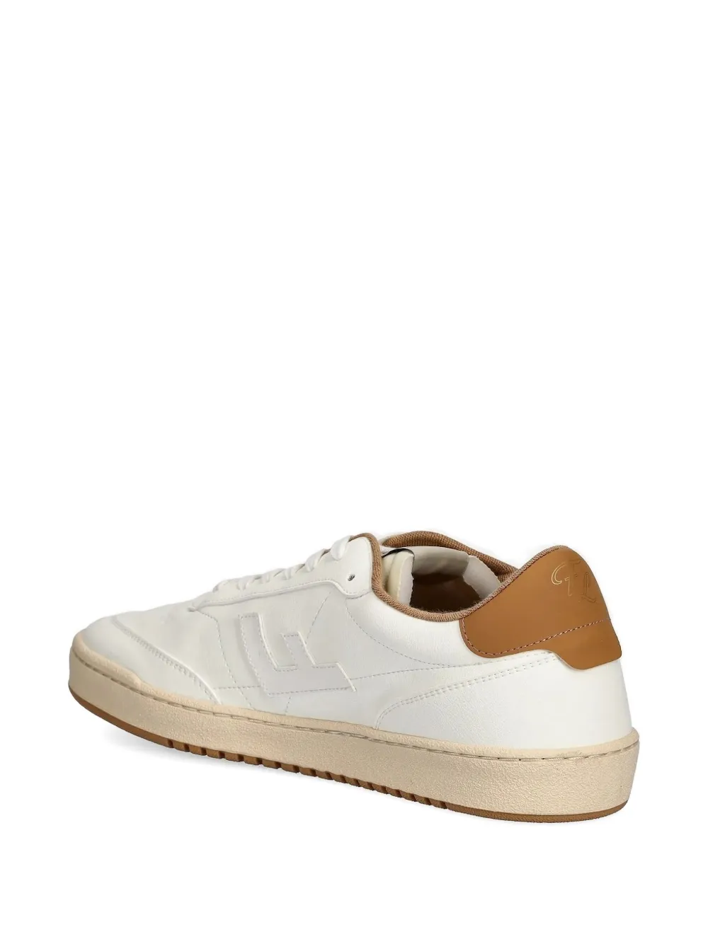 Flamingos Stadion Leather-panelled Sneakers In White